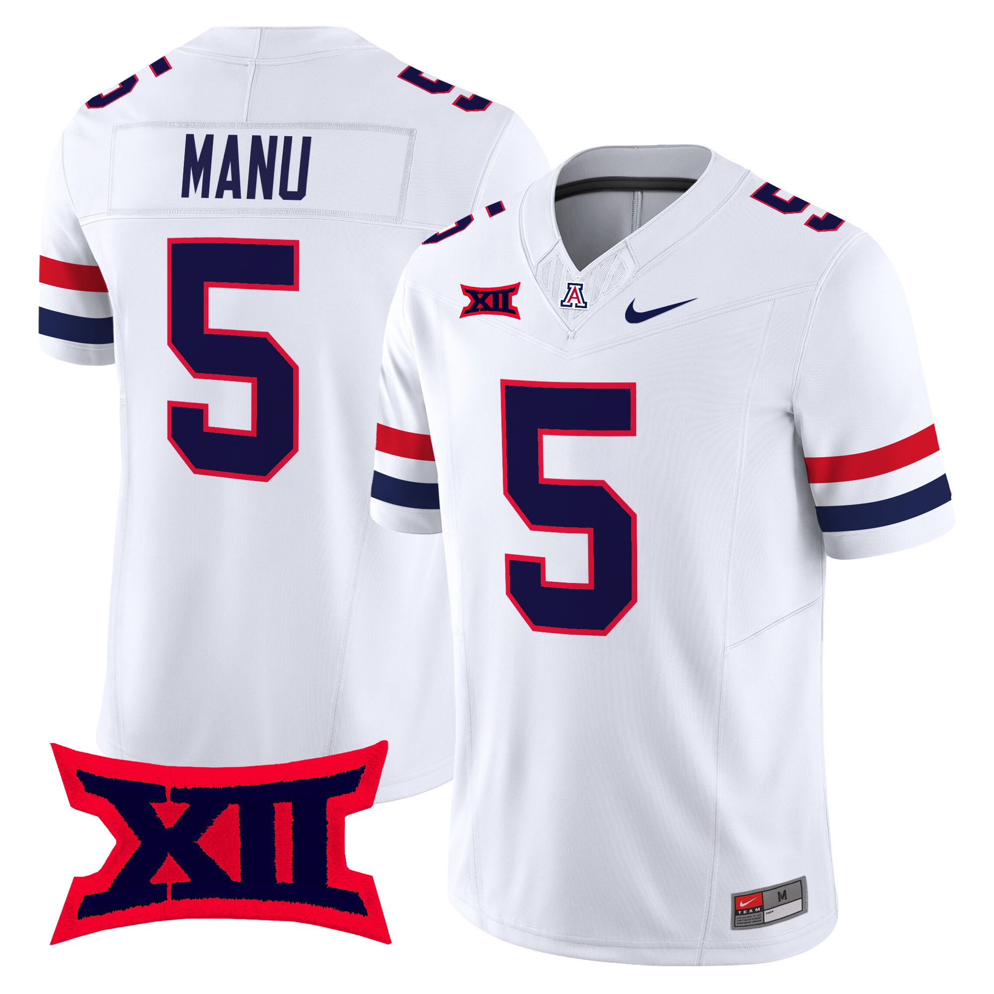 Men Arizona Wildcats #5 Manu White Nike 2024 Vapor Limited NCAA Jersey->more ncaa teams->NCAA Jersey